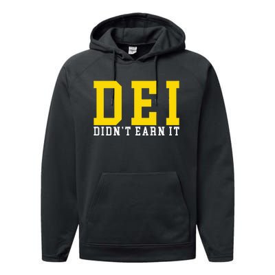 Dei DidnT Earn It Performance Fleece Hoodie