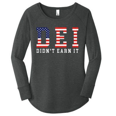 Dei DidnT Earn It Women's Perfect Tri Tunic Long Sleeve Shirt