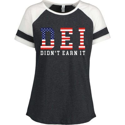 Dei DidnT Earn It Enza Ladies Jersey Colorblock Tee