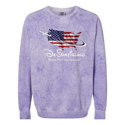 DeSantisLand Colorblast Crewneck Sweatshirt