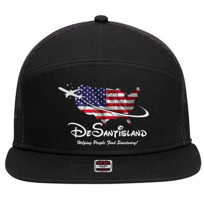 DeSantisLand 7 Panel Mesh Trucker Snapback Hat