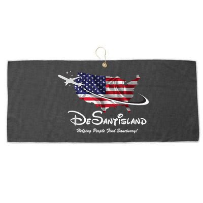 DeSantisLand Large Microfiber Waffle Golf Towel