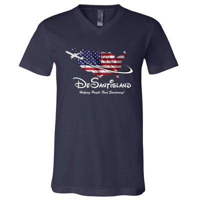 DeSantisLand V-Neck T-Shirt