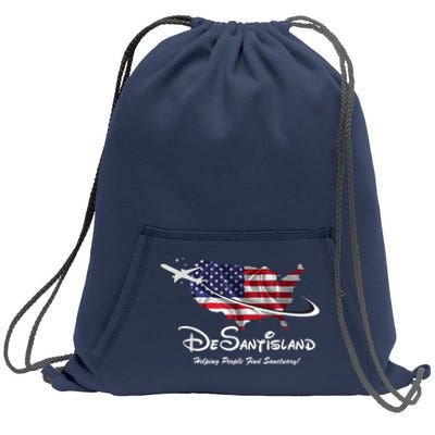 DeSantisLand Sweatshirt Cinch Pack Bag