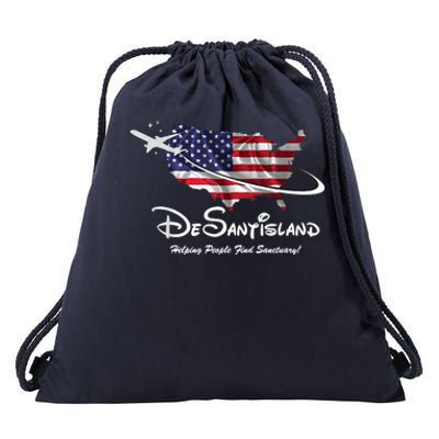 DeSantisLand Drawstring Bag