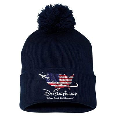 DeSantisLand Pom Pom 12in Knit Beanie