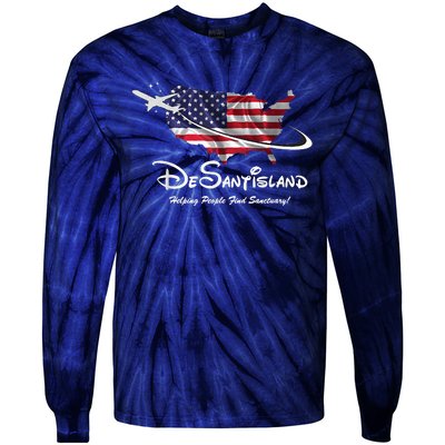 DeSantisLand Tie-Dye Long Sleeve Shirt