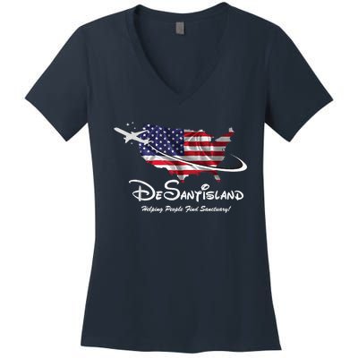 DeSantisLand Women's V-Neck T-Shirt