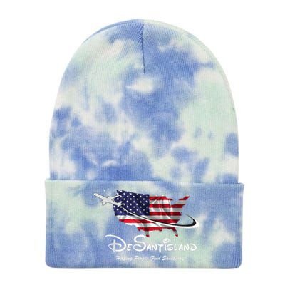 DeSantisLand Tie Dye 12in Knit Beanie