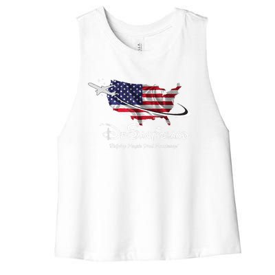 DeSantisLand Women's Racerback Cropped Tank