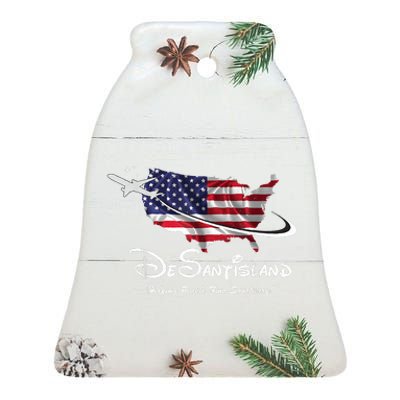 DeSantisLand Ceramic Bell Ornament