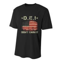 Dei DidnT Earn It Funny Humor Youth Performance Sprint T-Shirt