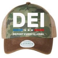 Dei Deport Every Illegal Legacy Tie Dye Trucker Hat
