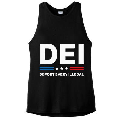 Dei Deport Every Illegal Ladies PosiCharge Tri-Blend Wicking Tank