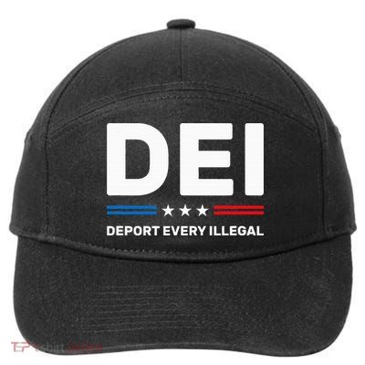 Dei Deport Every Illegal 7-Panel Snapback Hat