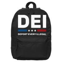 Dei Deport Every Illegal 16 in Basic Backpack