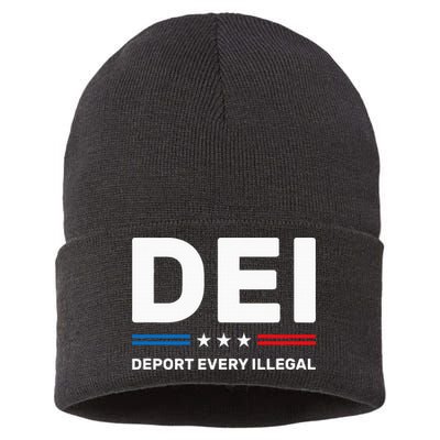 Dei Deport Every Illegal Sustainable Knit Beanie