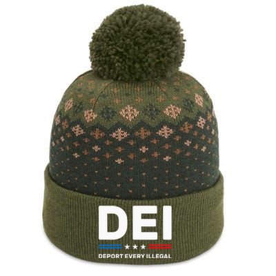 Dei Deport Every Illegal The Baniff Cuffed Pom Beanie