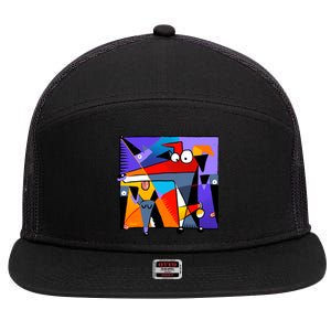 Derpism 7 Panel Mesh Trucker Snapback Hat