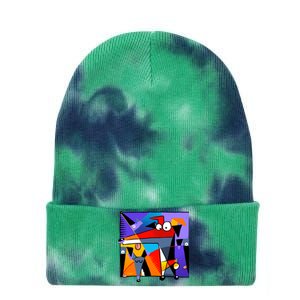 Derpism Tie Dye 12in Knit Beanie