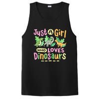 Dinosaur Dinosaurs Expert Just A Girl Who Loves Dinosaurs PosiCharge Competitor Tank