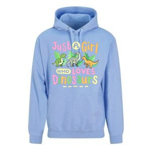 Dinosaur Dinosaurs Expert Just A Girl Who Loves Dinosaurs Unisex Surf Hoodie