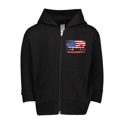 Delaware Toddler Zip Fleece Hoodie