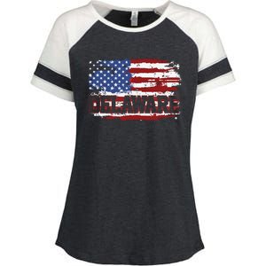 Delaware Enza Ladies Jersey Colorblock Tee