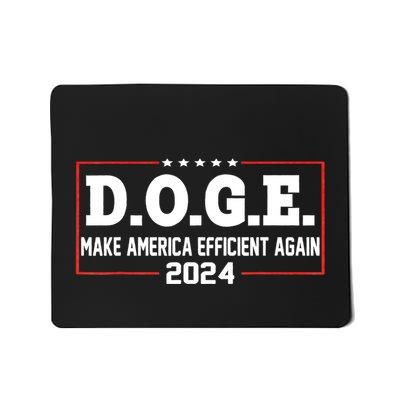 D.O.G.E Doge Efficiency Make America Efficient Again Mousepad