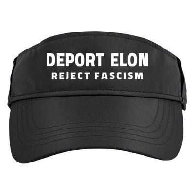 Deport Deporte Elon Reject Fascism  Adult Drive Performance Visor