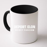 Deport Deporte Elon Reject Fascism  Coffee Mug