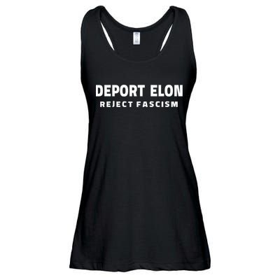 Deport Deporte Elon Reject Fascism  Ladies Essential Flowy Tank