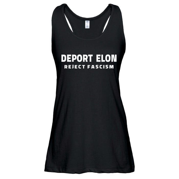 Deport Deporte Elon Reject Fascism  Ladies Essential Flowy Tank