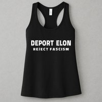 Deport Deporte Elon Reject Fascism  Womens Tank Top