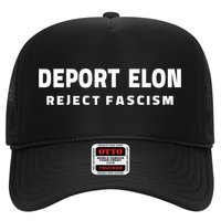 Deport Deporte Elon Reject Fascism  Trucker Hat