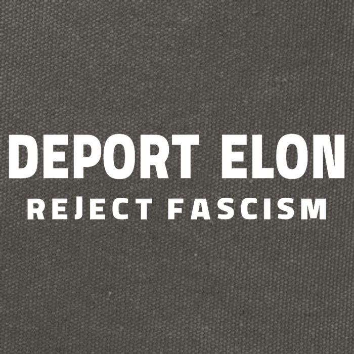 Deport Deporte Elon Reject Fascism  Cotton Canvas Backpack
