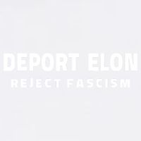 Deport Deporte Elon Reject Fascism  Garment-Dyed Sweatshirt