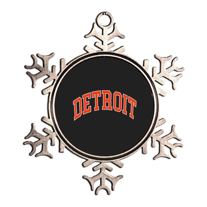 Detroit Metallic Star Ornament