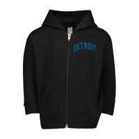 Detroit Toddler Zip Fleece Hoodie