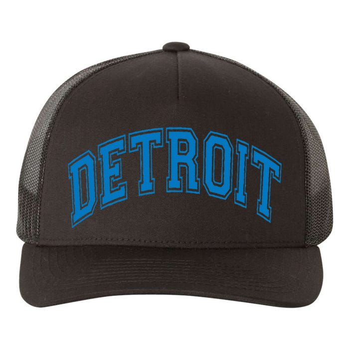 Detroit Yupoong Adult 5-Panel Trucker Hat