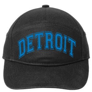 Detroit 7-Panel Snapback Hat