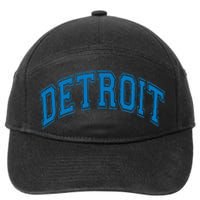 Detroit 7-Panel Snapback Hat