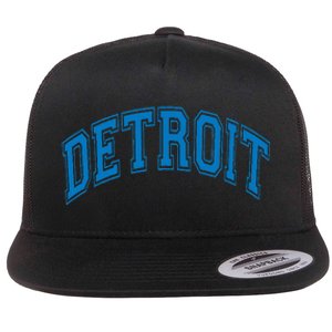 Detroit Flat Bill Trucker Hat