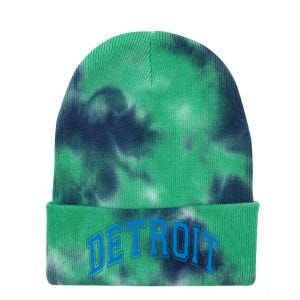 Detroit Tie Dye 12in Knit Beanie