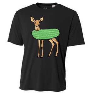 Dill Doe Funny Adult Humor Dill Pickle Deer Redneck Dill Doe Cooling Performance Crew T-Shirt