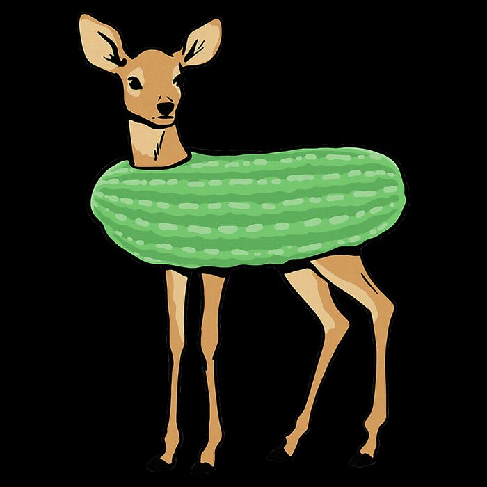 Dill Doe Funny Adult Humor Dill Pickle Deer Redneck Dill Doe Button