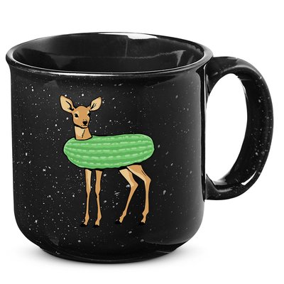 Dill Doe Funny Adult Humor Dill Pickle Deer Redneck Dill Doe 15oz Campfire Ceramic Mug