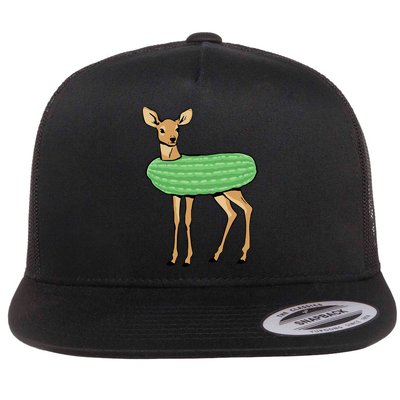 Dill Doe Funny Adult Humor Dill Pickle Deer Redneck Dill Doe Flatbill Hat