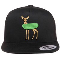 Dill Doe Funny Adult Humor Dill Pickle Deer Redneck Dill Doe Flatbill Hat