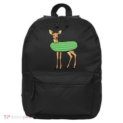 Dill Doe Funny Adult Humor Dill Pickle Deer Redneck Dill Doe 16 in Basic Backpack